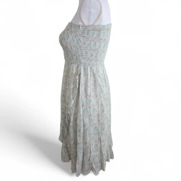 Doe & Rae Strapless Geometric Print Dress NWOT - Picture 2 of 7